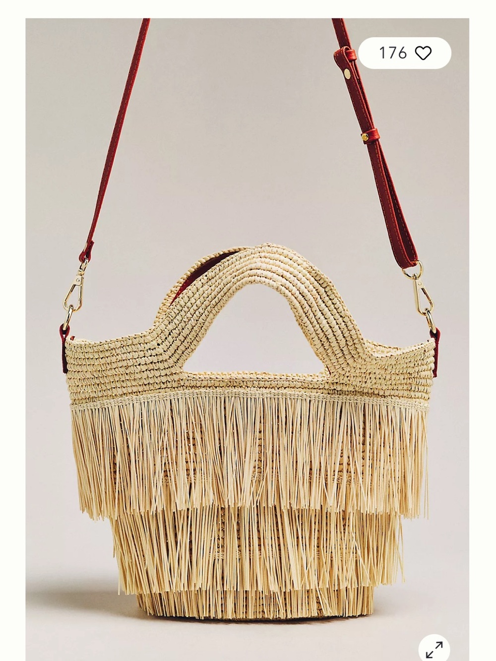Sensi studio oval fringes bag - Picture 4 of 9